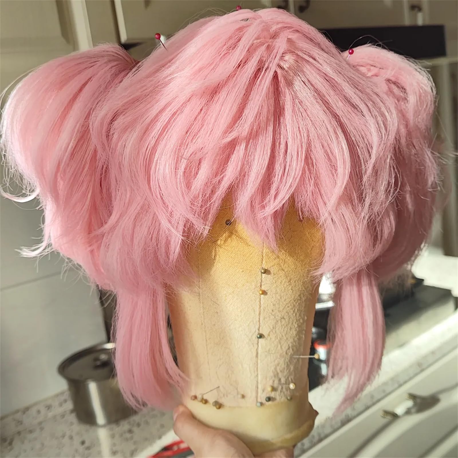Amazon.co.jp: [REIZEA]鹿目まどか コスプレウィッグ かつら ロング